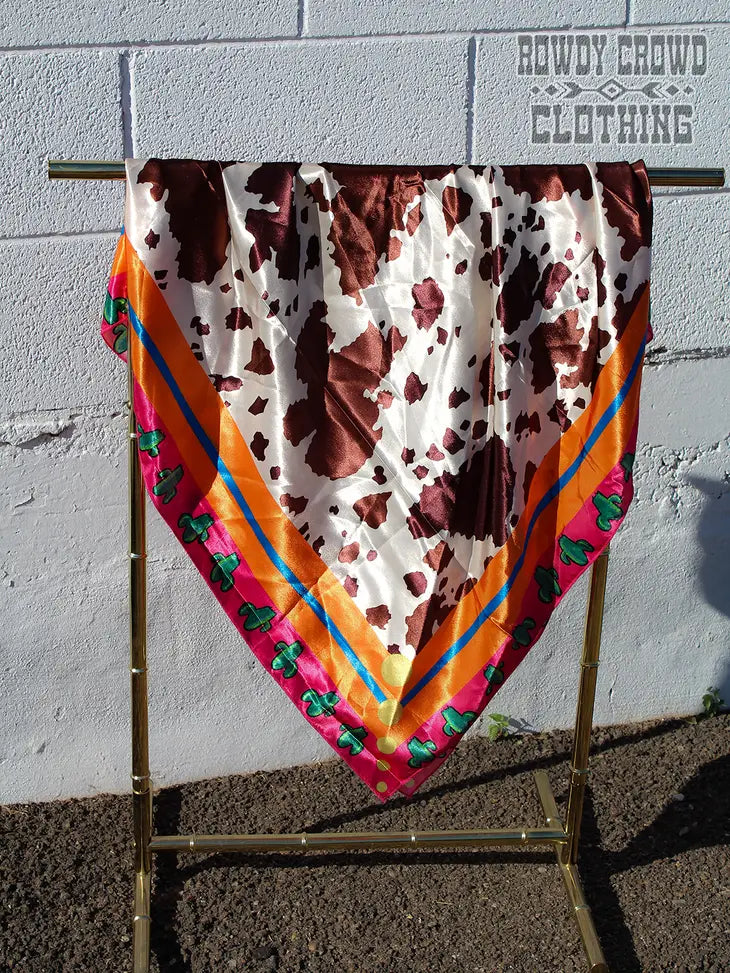 Cowhide Cactus Wild Rag